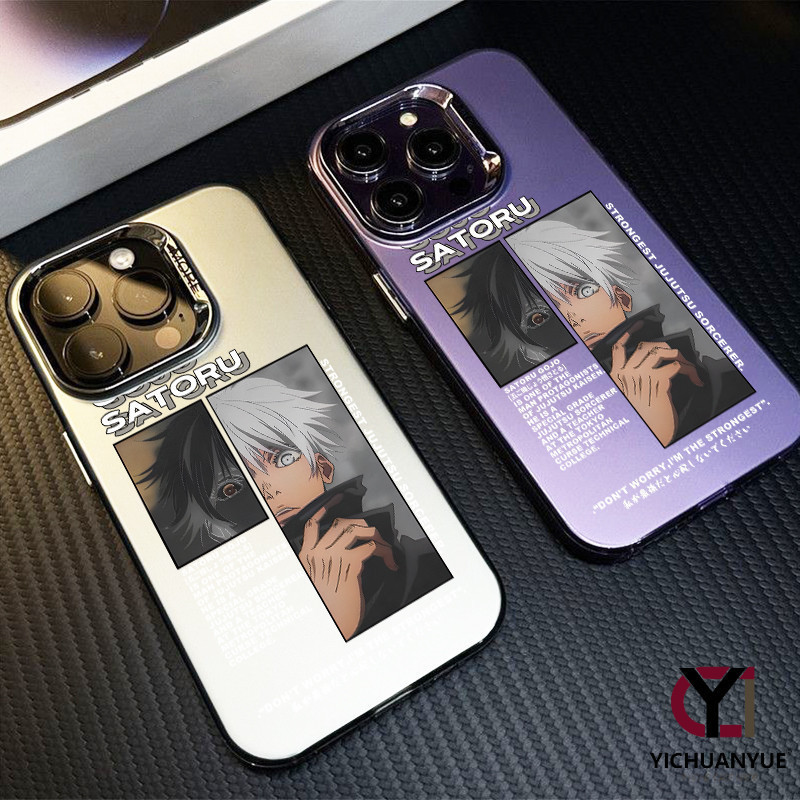 💖GOOD เคสโทรศัพท์อ่อนนุ่มพิมพ์ลายการ์ตูนน่ารัก Gojo Satoru เคส iPhone 13 สำหรับ iPhone12 11 14 15pro xmax x s xr 7 8plus