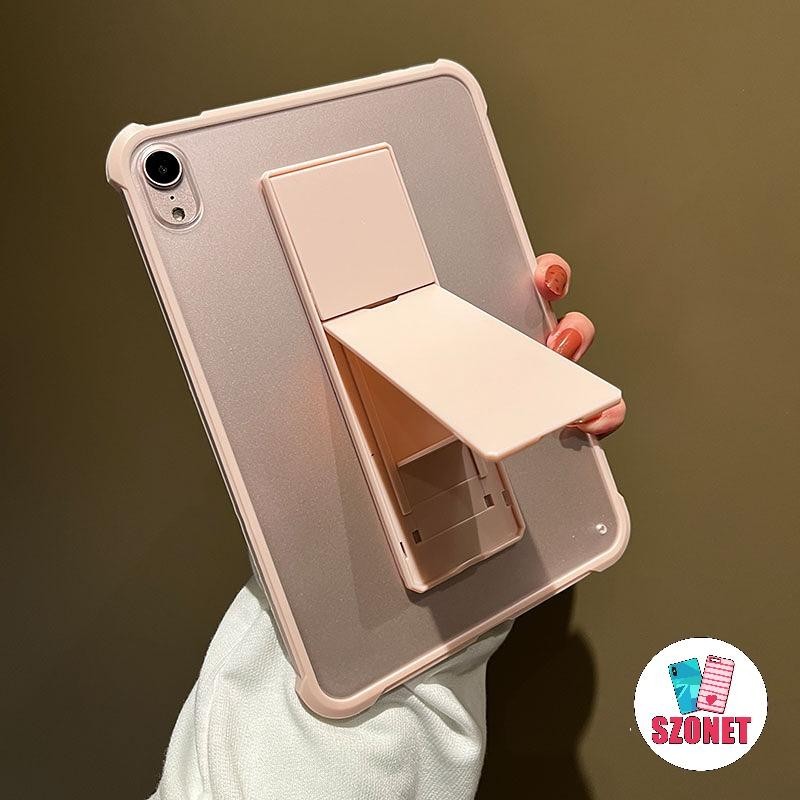 TPU Frostedพร้อมขาตั้งแท็บเล็ตสําหรับiPad Mini 6 iPad 9.7 5th Air 3 Air 5 iPad 10.2 8th 9th Gen iPad Pro 11 นิ้ว 2022 2021/2020 iPad Pro 12.9 2022 11 นิ้วiPad Air 2025 เคสiPad