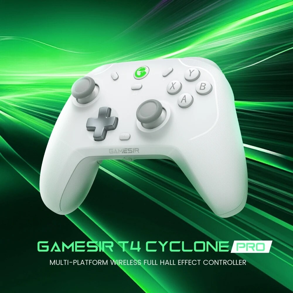 Gamesir T4 Cyclone Pro คอนโทรลเลอร์สวิตช์ไร้สายเกมแพดบลูทูธพร้อมเอฟเฟกต์ห้องโถงสําหรับโทรศัพท์ Nintendo Switch iPhone Android