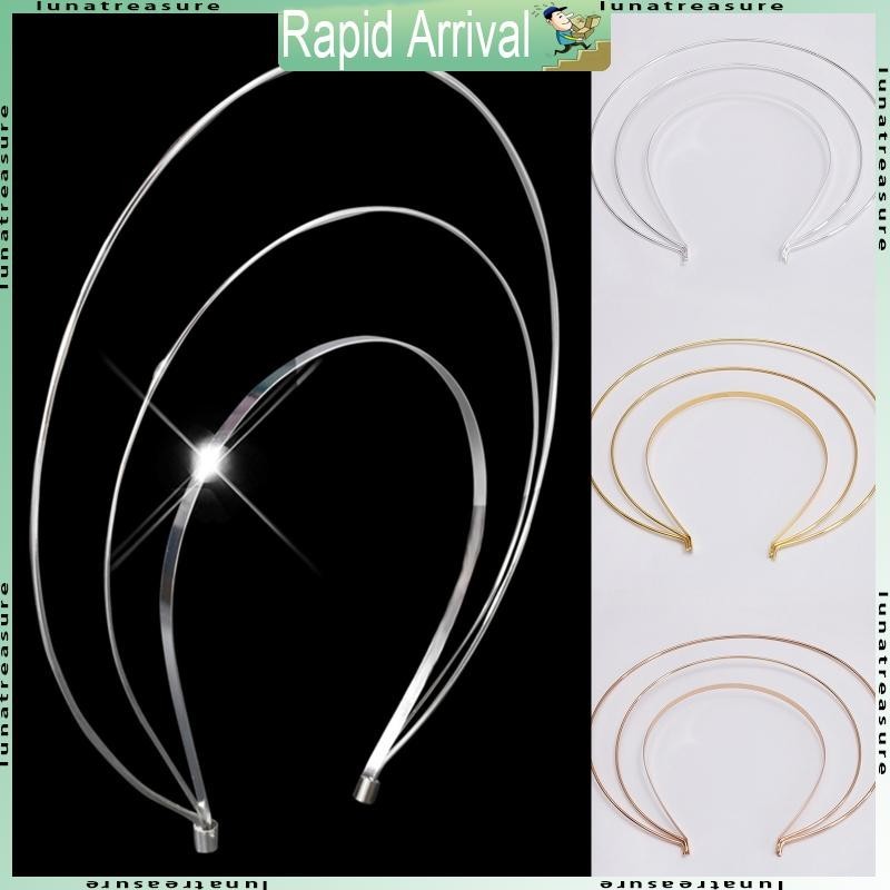 Lun วัสดุ DIY สามชั้น Holy Hair Hoop น่ารักล้างหน้าผมผู้ถือฮาโลวีน Party เครื่องแต่งกาย Headwear สําหรับผู้หญิง