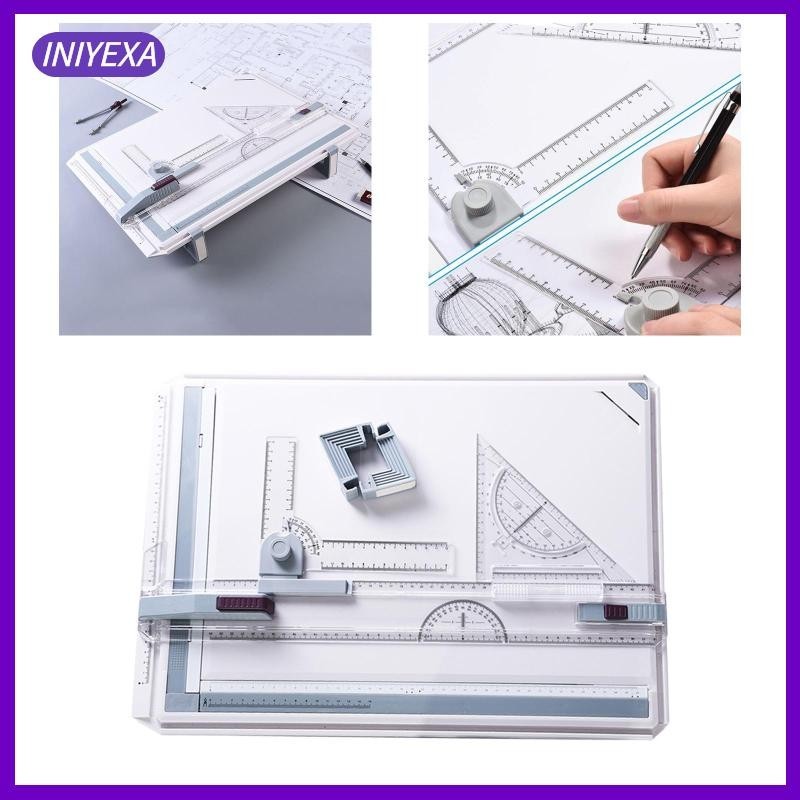 [Iniyexa] 2 ชิ้น A3 51x37 ซม. อะคริลิคพร้อมไม้บรรทัดวัดและการเคลื่อนไหวที่ชัดเจน