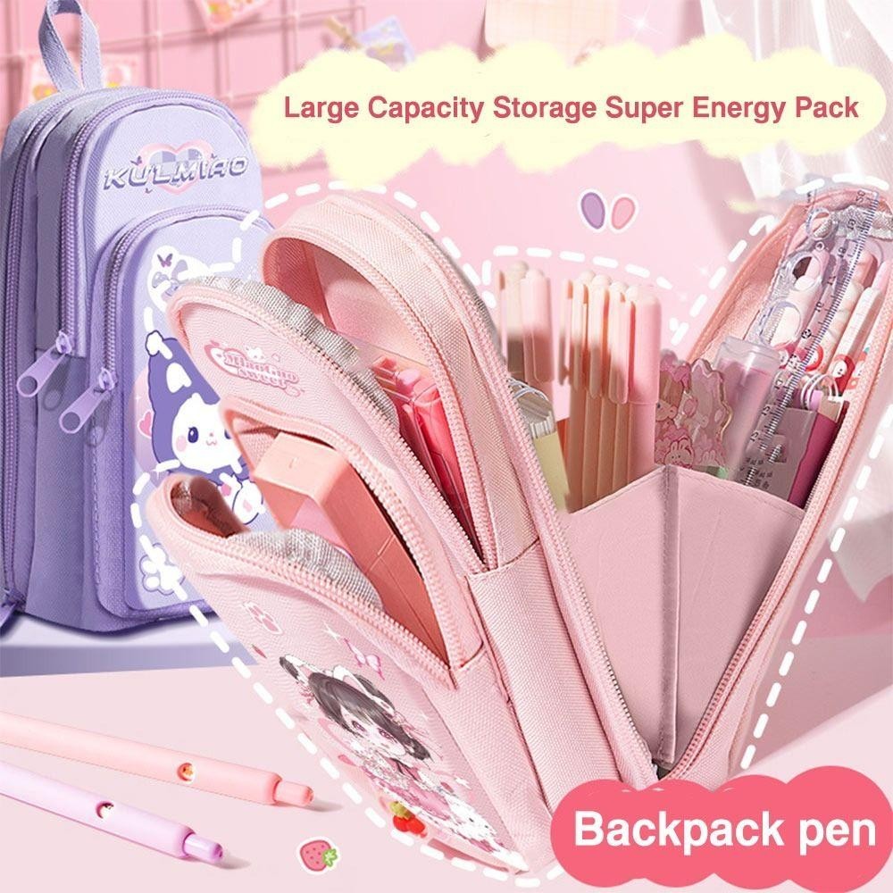 วูชู ดินสอ , คาปิบาระ/แพนด้า/นักบินอวกาศความจุขนาดใหญ่ปากกากระเป๋า,มัลติฟังก์ชั่หลายชั้นกระเป๋านักเรียน-รูปร่างปากกากล่องนักเรียนของขวัญ