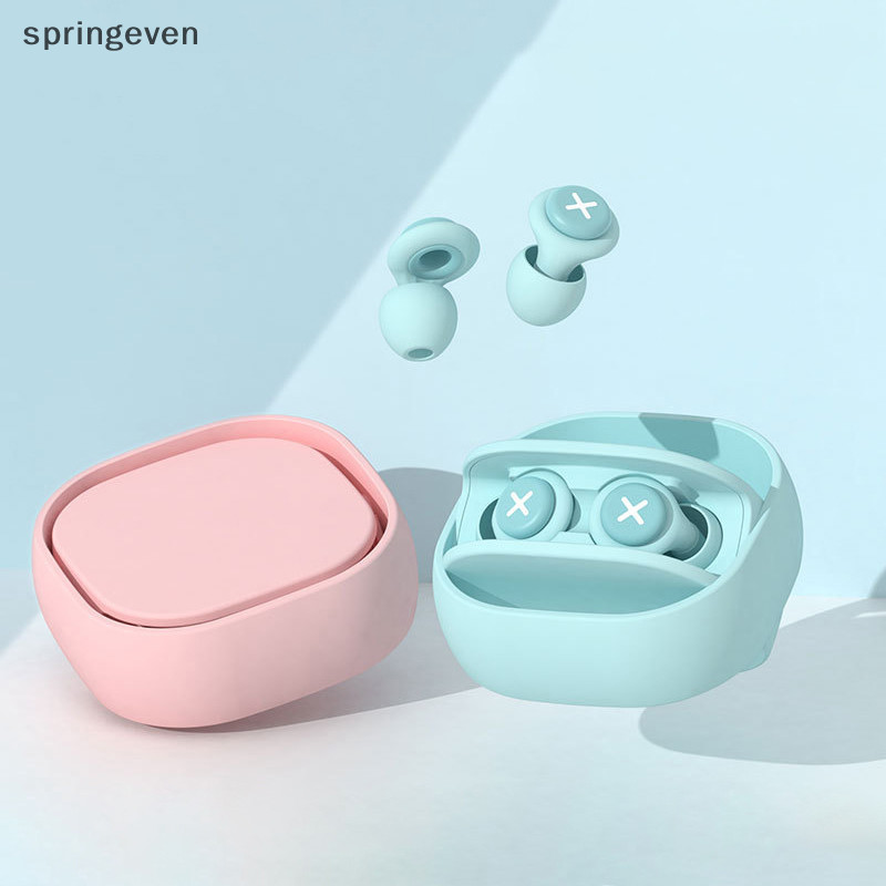 [springeven] ซิลิโคนหูปลั๊ก Sleep Sound ฉนวนกันความร้อนลดเสียงรบกวนกรองปลั๊กอุดหูป้องกันเสียงรบกวนฟองน้ํานุ่ม Sleeping ที่อุดหูป้องกันหูสต็อกใหม่