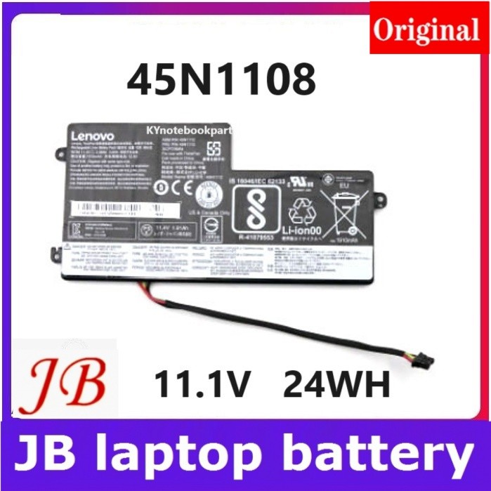 ✿BATTERY ORIGINAL Lenovo แบตเตอรี่ของแท้ Lenovo X240S X260 X270 T440S T450S   45N1108