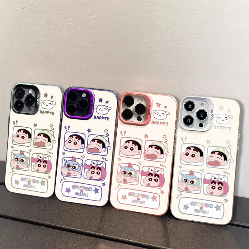 สี่วังกริดสุขสันต์วันคู่หูที่น่ารัก เคสIPhone 11 15 14 13 12 Pro Max 11 Pro Max 7Plus X XR XS Max 8 7 15 14 Plus SE 2020