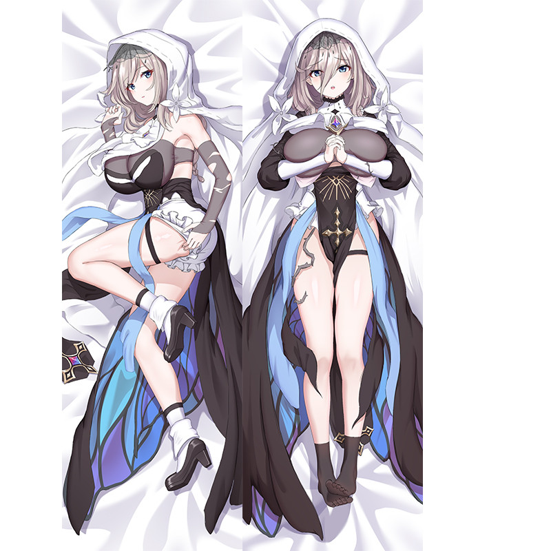 Aponia Honkai Impact 3 สาวเซ็กซี่คอสเพลย์ Dakimakura Otaku กอดหมอน Body Case Long Cushion หมอนของขวั