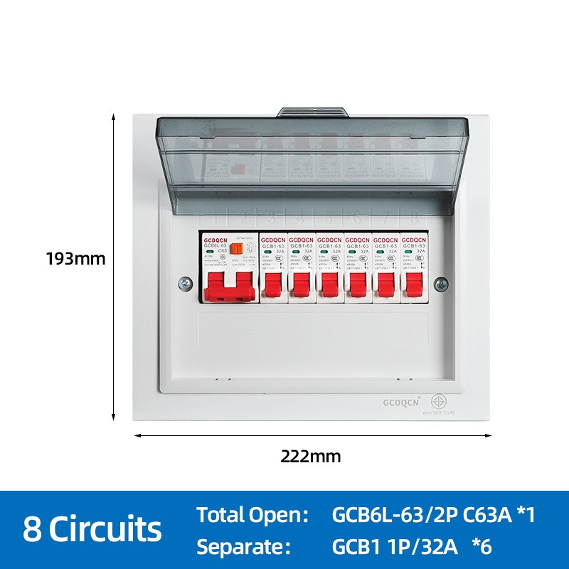 ตู้คอนซูมเมอร์ 6 ช่อง 63A เลือกเมนกันดูด RCBO หรือ MCB ให้บ้านปลอดภัย