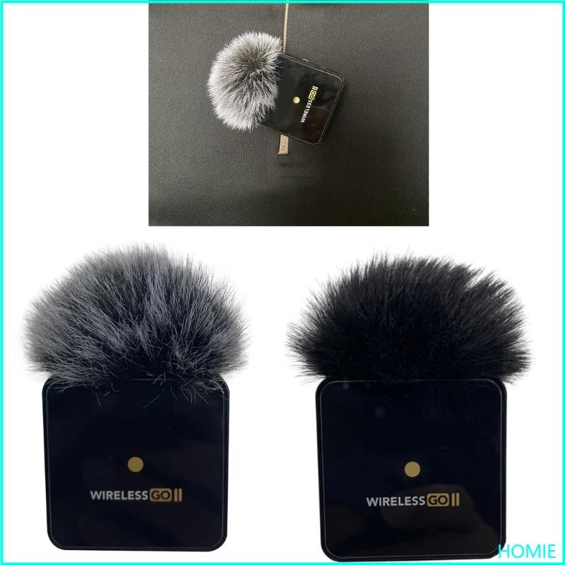 Homie Furry Windshield Muff ไมโครโฟนขนสัตว์ซ่อมฝาครอบลมสําหรับ Rode Go II