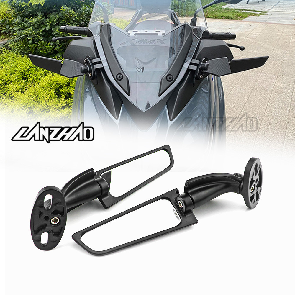 กระจก ปีก Winglet กระจกมองข้างพร้อม YAMAHA XMAX 300 v1 v2 2017-2024