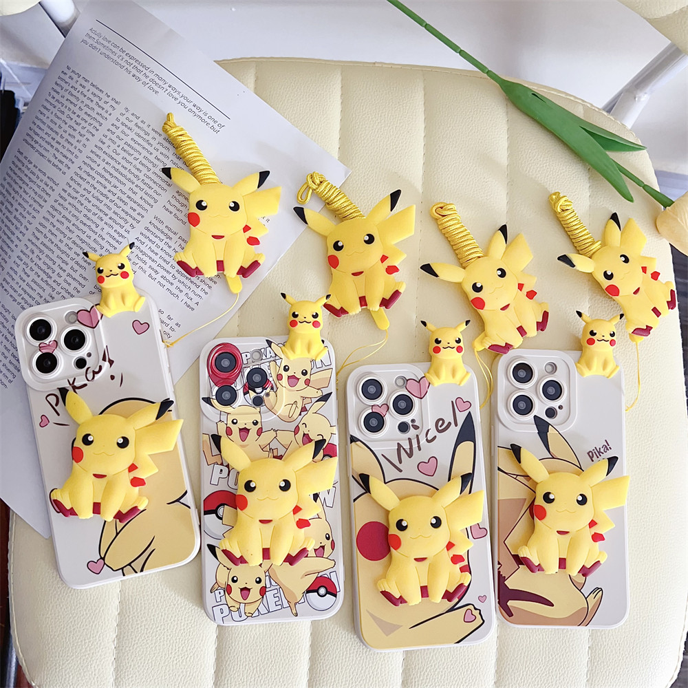 Pikachu การ์ตูนเคสโทรศัพท์ OPPO CPH2365 CPH23771 CPH2373 CPH2375 CPH2385 CPH2387 CPH2421 CPH2455 CPH