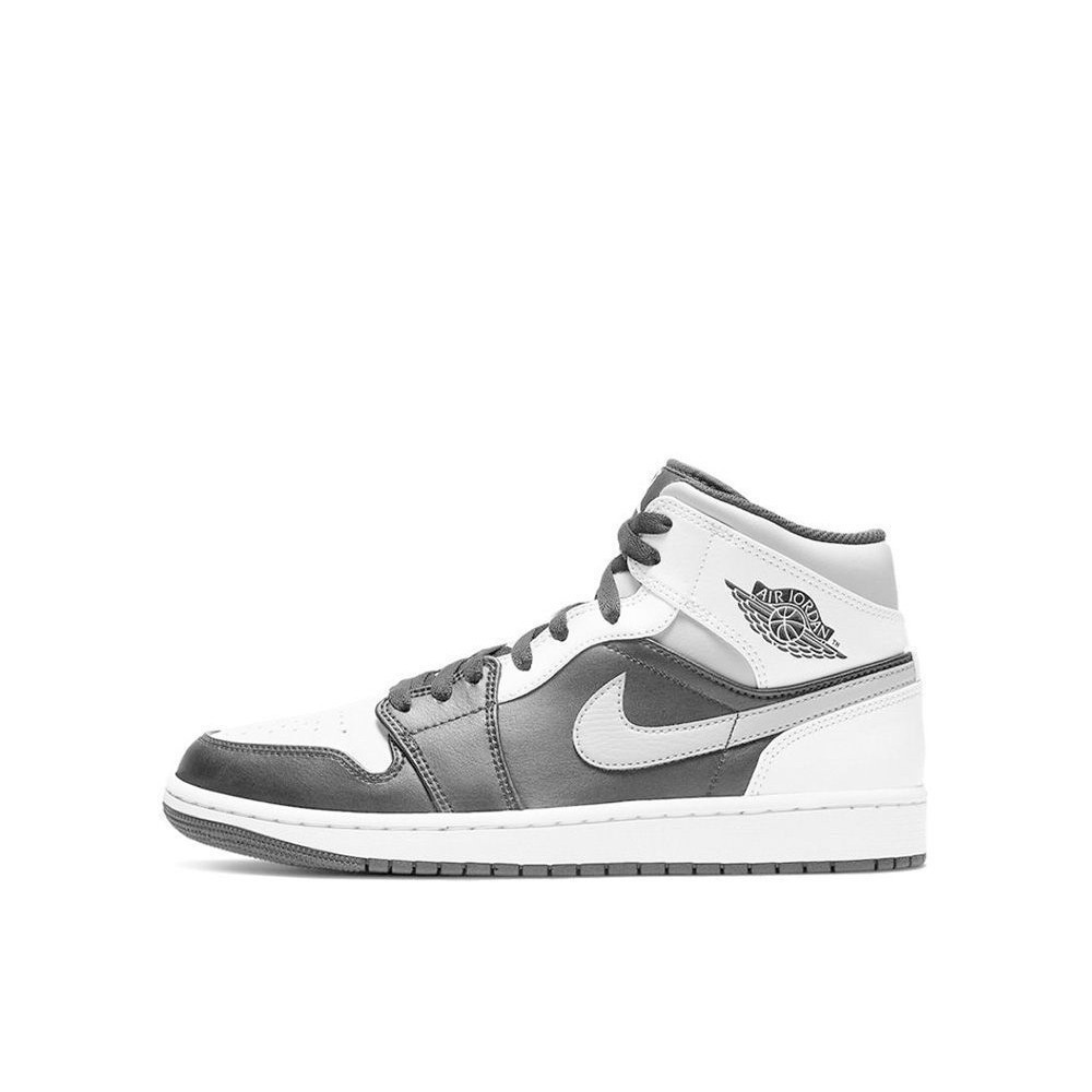 Nike GS Air Jordan 1 Mid White Shadow Unused