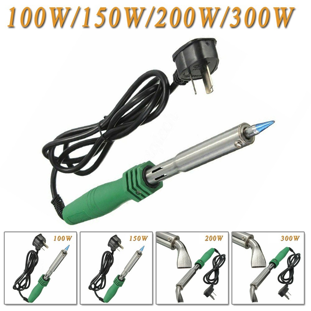 [Cra]คุณภาพสูง 100w/150w/200w/300w 220V หัวแร้งไฟฟ้าอุณหภูมิคงที่กําลังสูง