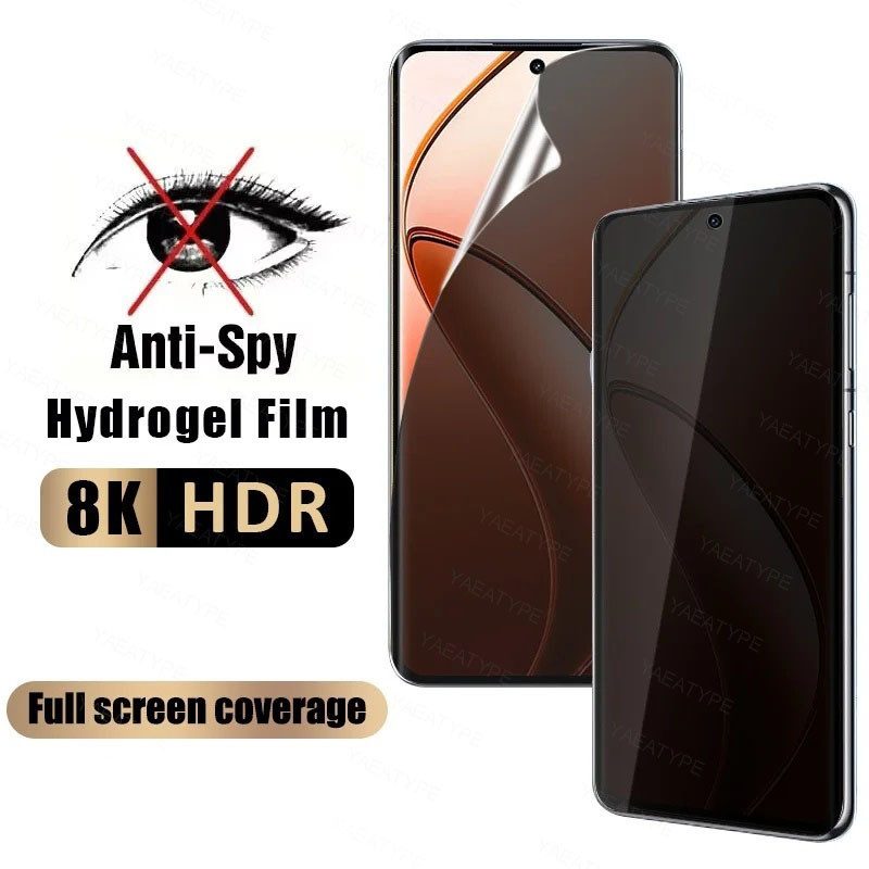 VIVO X70Pro X70Plus X60Pro X60Plus X60tPlus 1-2 ชิ้น 800D Anti Spy ความเป็นส่วนตัว Soft Hydrogel ฟิล