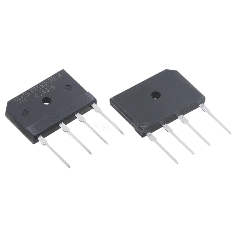 2 ชิ้น/ล็อตของแท้ D35SB100 35A/1000V เตาแม่เหล็กไฟฟ้า Rectifier สะพานแบน D35SB100A