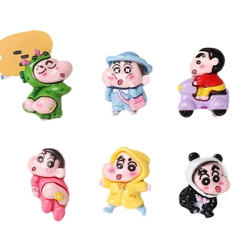 อุปกรณ์เสริมเรซิน DIY การ์ตูนอุปกรณ์เสริมก้นครีม Xiaoxin กิ๊บติดผมทำด้วยมือเคสโทรศัพท์หัวเข็มขัดรองเท้าชุดอุปกรณ์เสริม