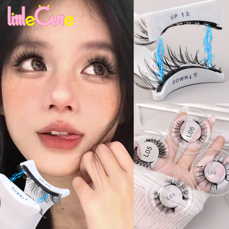 ชุดแหนบขนตาแม่เหล็ก - Eyelash Extension Applicator - Magic Eyelash Curler - นํากลับมาใช้ใหม่แบบพกพา - ขนตาปลอมหนา 3D Mink - เครื่องมือแต่งตา