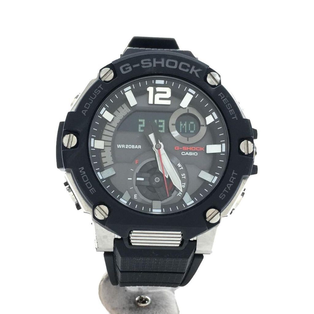 CASIO Wrist Watch G-Shock Silver Black Men's Solar Direct from Japan Secondhand 2340880866456