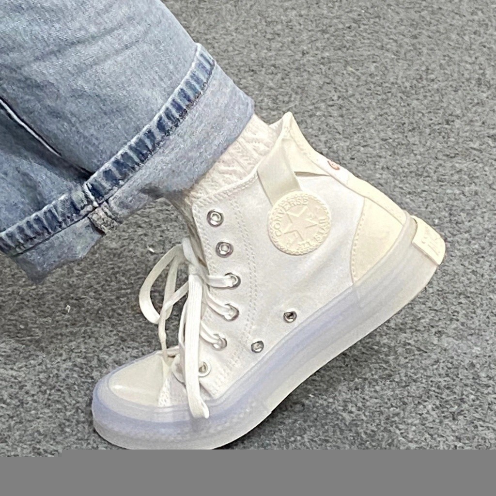 Converse 1970S พื้นรองเท้าคริสตัลสีขาว