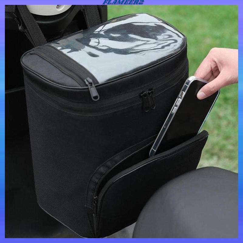 [Flameer2] Scooter Front Storage Bag Moped Organizer Oxford Cloth Motorcycle Hanging Bag