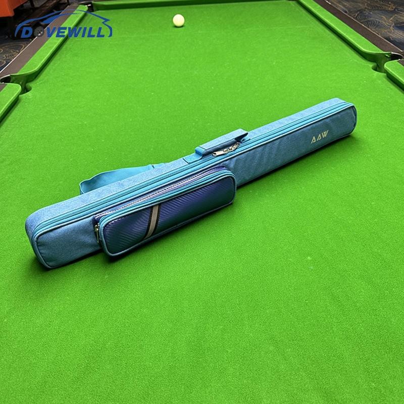 [Dovewill] Snooker Billiard 4 Holes Pool Stick Case, กระเป๋าพกพา, Cue Storage