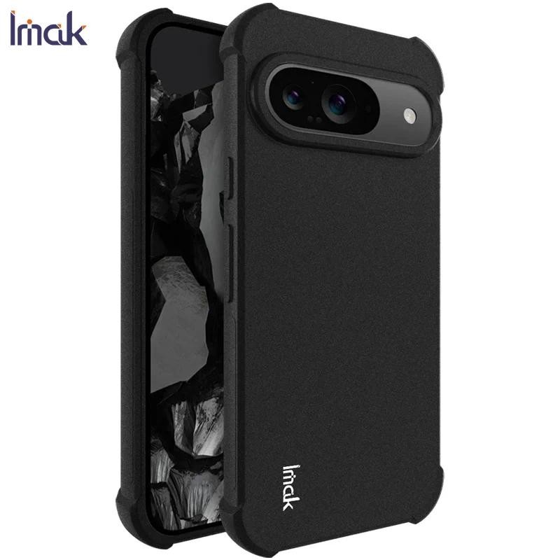 เคส Pixel 9 IMAK ฝาครอบเคลือบโปร่งใสนุ่มกันกระแทกสําหรับ Google Pixel9 Pro XL