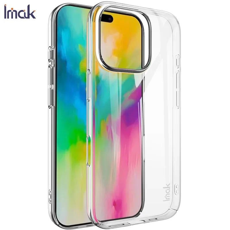 เคส iPhone 16 Pro Max IMAK Crystal II Pro ปกแข็งโปร่งใสสําหรับ iPhone16 Plus