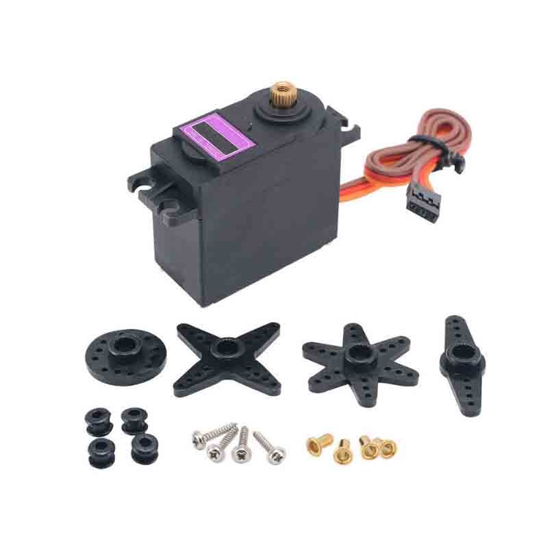 Mg996r MG996 เซอร์โว MG995 MG945 MG946 13กก.แรงบิดสูงเกียร์โลหะเซอร์โว