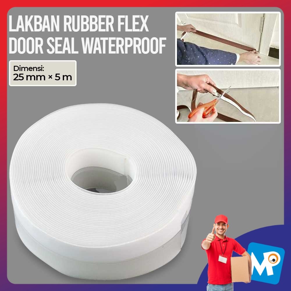 Alloeet Duct Tape Rubber Flex Door Seal Strip Bottom Seal Waterproof - TP39