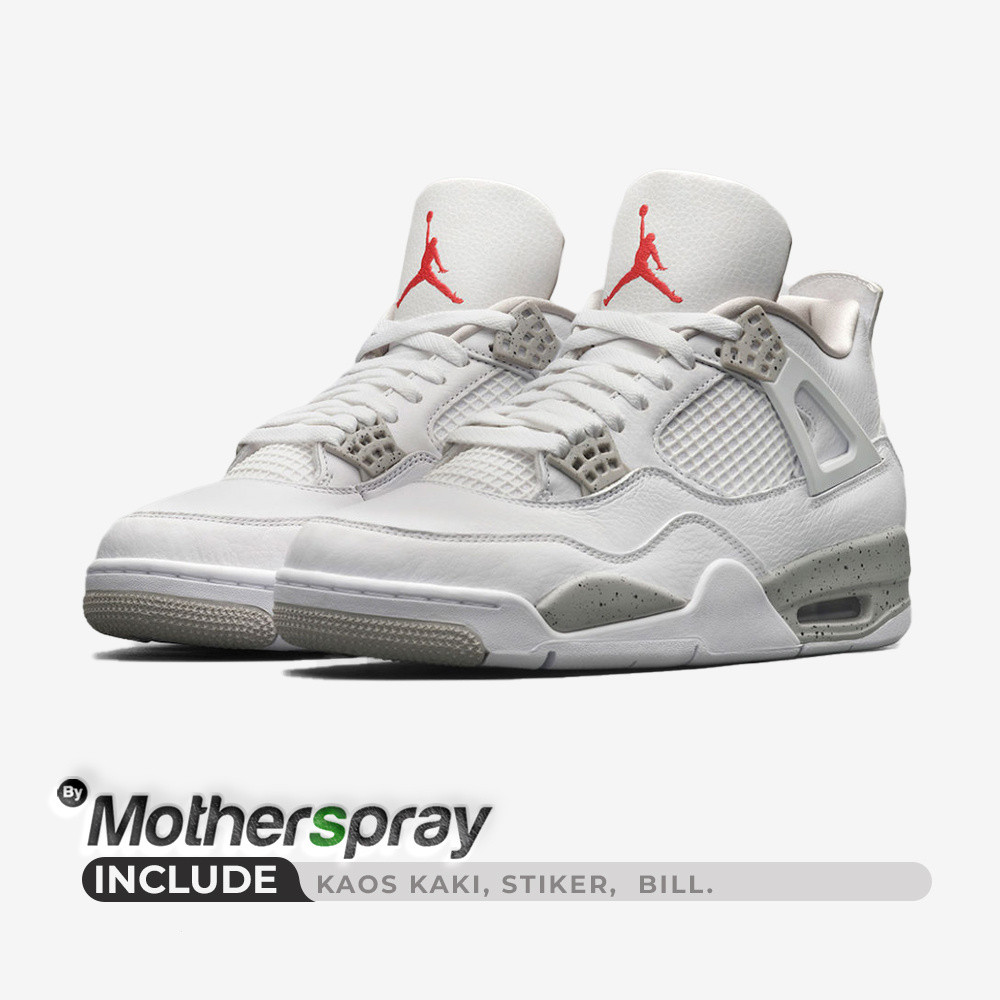 Air Jordan 4 White Oreo Grey G8ZQ