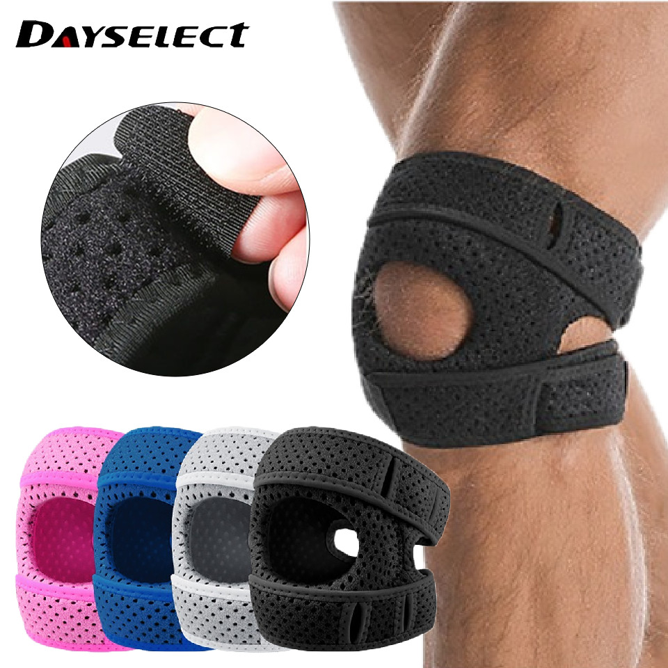 Dayseelect 1 ชิ้นปรับเข่ายามบาสเกตบอลวิ่งระบายอากาศฟิตเนส Patella ป้องกัน