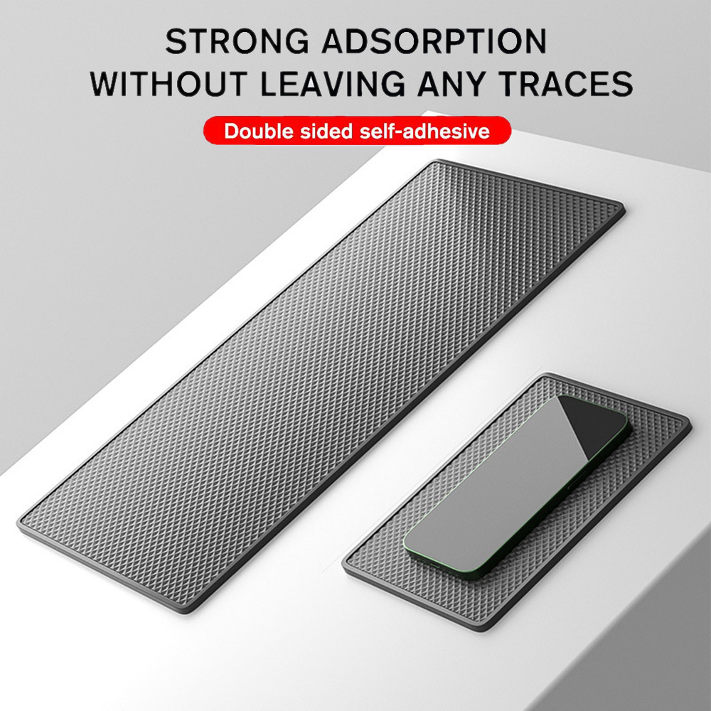 แดชบอร์ดรถ Sticky Anti-Slip PVC Mat Auto Non-Slip Sticky Gel Pad รถยนต์จัดแต่งทรงผมภายในสําหรับโทรศัพท์แว่นตากันแดดผู้ถือ