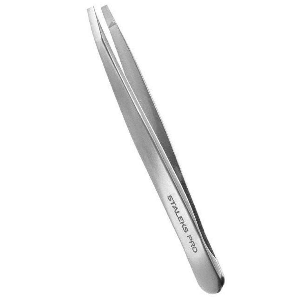 STALEKS แหนบ แหนบดึงขนคิ้ว รักแร้ ปลายแหลม แบบตรง รุ่น EXPERT 10 TYPE 2 ถอนขน ขนคุด Tweezers สแตนเลส