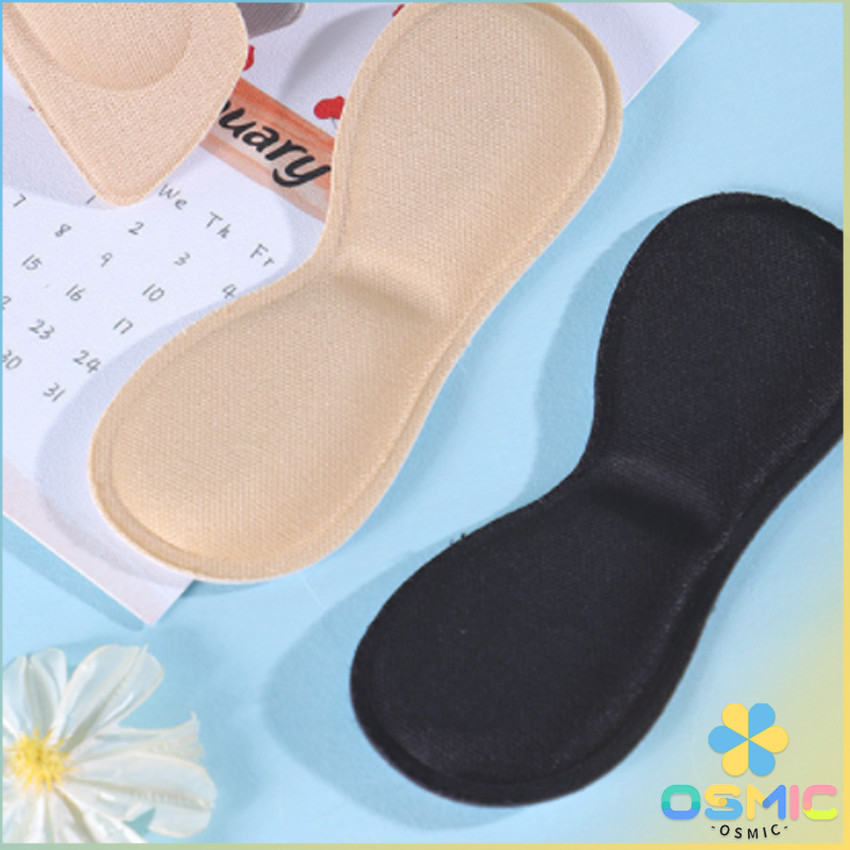 MIC แผ่นกันกัด  แผ่นกันรองเท้ากัด เนื้อนิ่ม ช่วยแก้รองเท้าหลวม 1 แพค ต่อ คู่  Sponge heel pad