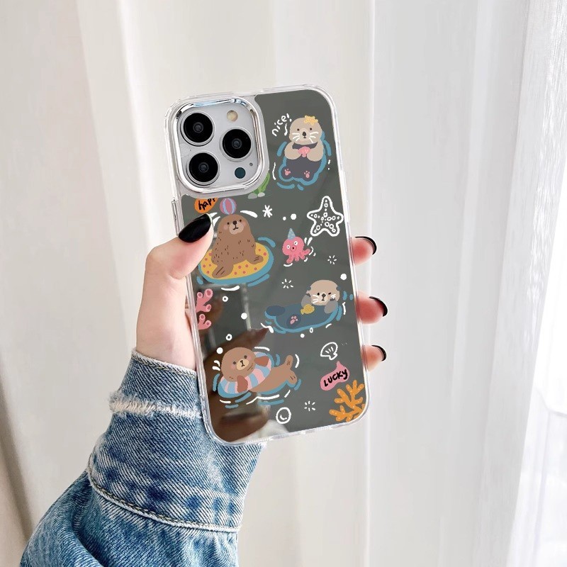 กระจกนุ่มโปร่งใสกรณี Anti-Fall เคสโทรศัพท์สําหรับ iPhone 16 Promax 15 Promax 12 13 Mini 14plus 11 Pro Max X XS XR XS Max 7 8 plus Se2020 - รูปที่ 3