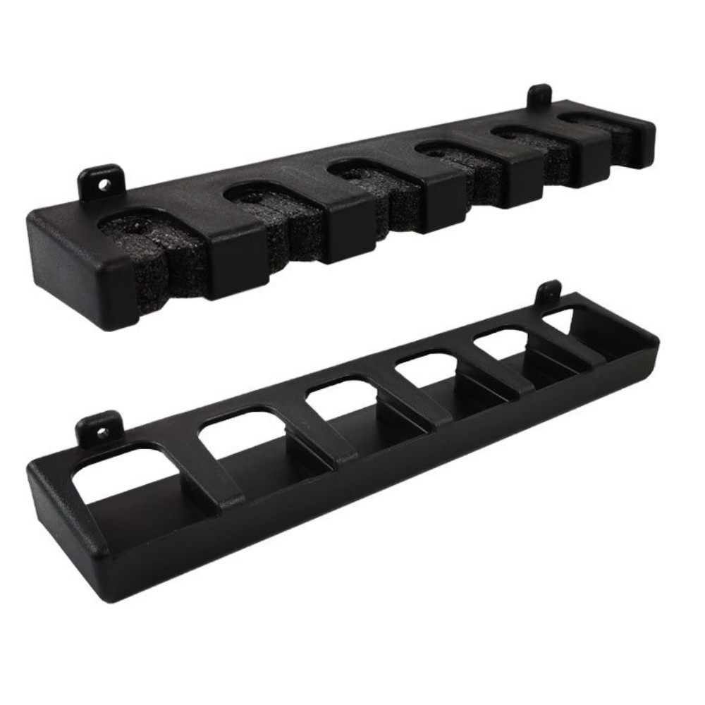 ที่วางคันเบ็ดติดผนัง  ยืนคันเบ็ด 6 คัน แนวนอน และ แนวตั้ง ซึ่งมีความมั่นคงและไม่หลวมประหยัดพื้นที่ - รูปที่ 4