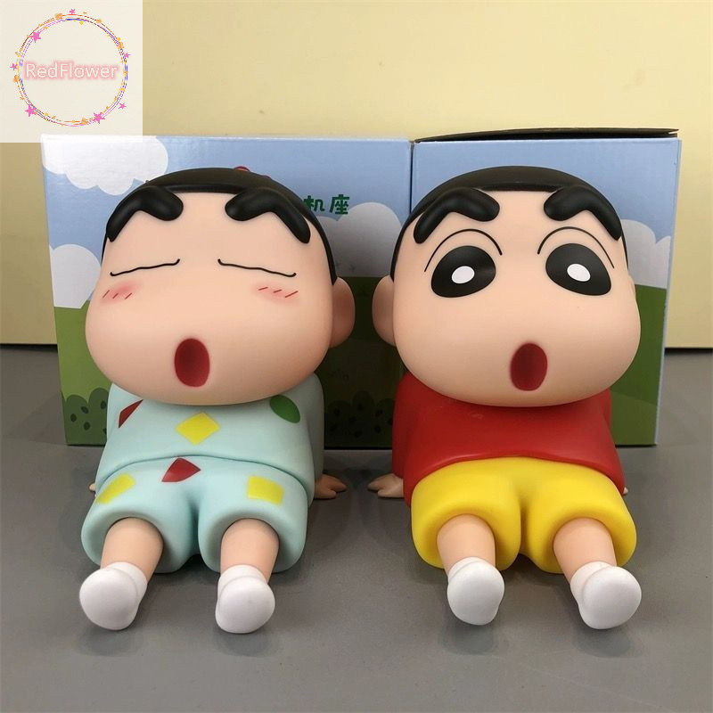 Redflower การ์ตูน Crayon Shin-chan ผู้ถือโทรศัพท์สําหรับ Iphone สําหรับ Samsung Xiaomi Huawei Universal แท็บเล็ตตกแต่งเครื่องประดับ TH