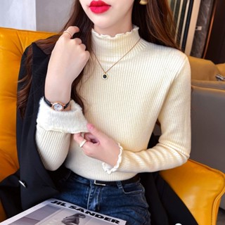 กันหนาว เสื้อคอเต่า เสื้อไหมพรม เสื้อคอเต่า ฮีทเทค เสื้อกันห…