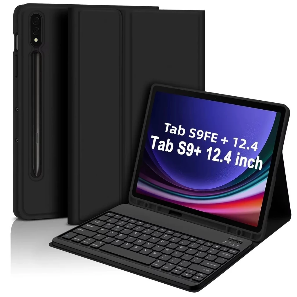 เคสคีย์บอร์ดไทยfor Samsung Galaxy Tab S10 lite S7/S8/S9 FE เคส Samsung Tab S9 Plus S10+ S7 FE เก็บปากกาได้ เคสหนังซิลิโ