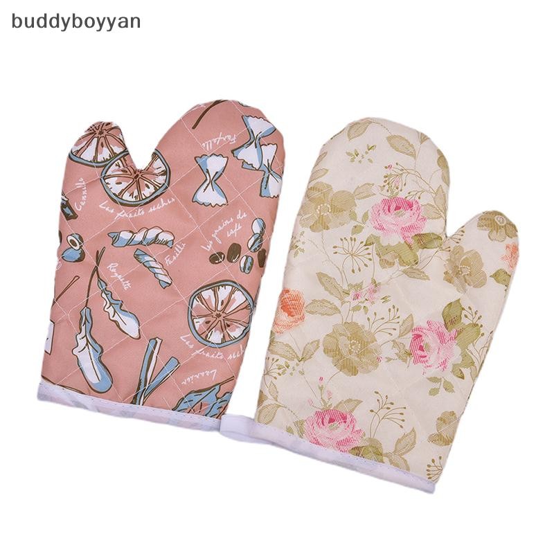 Bbth ถุงมือเตาอบไมโครเวฟ Kitchen Mitten ทนความร้อนถุงมืออบกันลื่น Vary