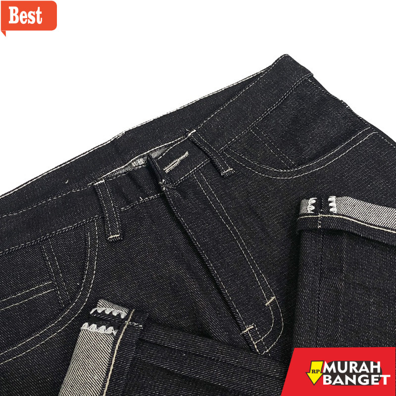 กางเกงขายาวผู้ชายเทรนด์ SELVEDGE DENIM PANTS/SELVING JEANS PANTS/MENS SELVEDGE PANTS/MENS DENIM TURN