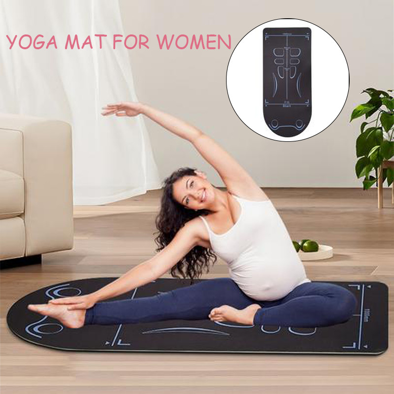 เสื่อโยคะลื่นหนาท้องล้อ Pad โช้คอัพ 8 มม.เข่า Pads Reusable Gym Mat สําหรับผู้หญิงผู้ชายบ้าน hangeth