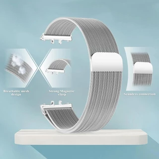 Milanese ห่วงโลหะวงสายสำหรับ Samsung Galaxy Fit 3สแตนเลสแม่เหล็กเข็มขัดสายรัดข้อมือสายนาฬิกาข้อมือสร้อยข้อมือ สำหรับ