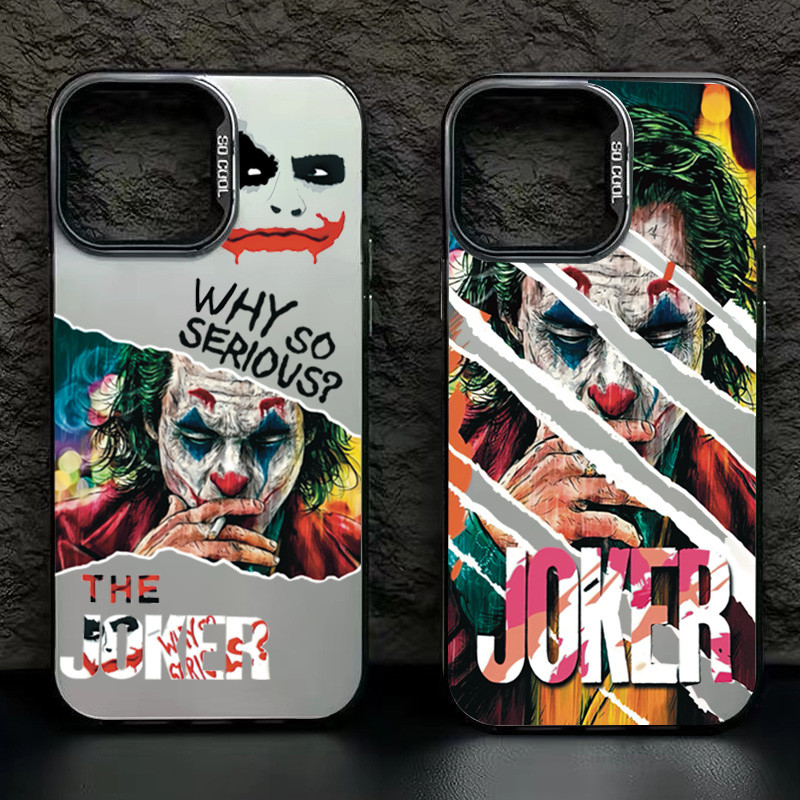 สําหรับ Infinix Smart 8 7 5 6 Hot 40 Pro 40i 30i 30 Play NFC Spark GO 2024 Camon 20 หมายเหตุ 30 40 Pro Tecno Spark 20C 10 Cool J-Joker ฮาโลวีน Clown Man IMD โลหะกันกระแทก Hard Case