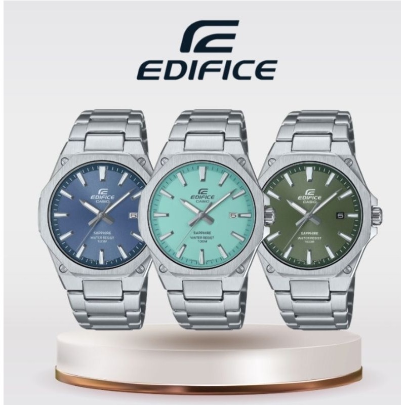 Casio Edifice EFR-S108D-3AV Sapphire Crystal Glass นาฬิกาผู้ชาย EFR-S108D-2B EFRS108D m476