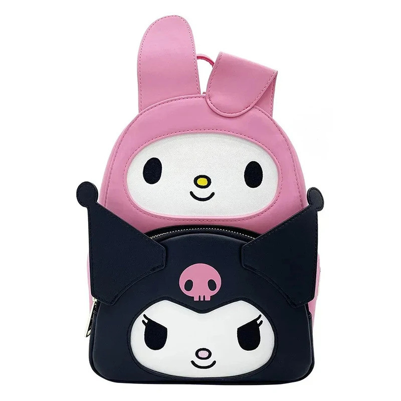 Loungefly Sanrio Kuromi กระเป๋าเป้สะพายหลัง Pu หนัง Lady รูปที่ 5