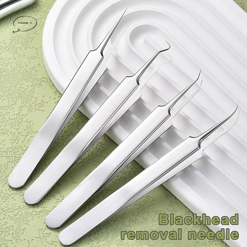 Parade BlackHead Remover เครื่องมือสีดําหัวสิว Blemish Pimple Extractor สิว s Tweezer Pore ทําความสะอาดเครื่องมือทําความสะอาดผิวหน้า Skin Care TH