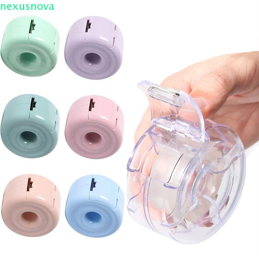 เครื่องจ่ายเทป NEXUSNOVA, เทป Washi เทปกระดาษเทปผู้ถือเครื่องตัด, แบบพกพา DIY ตกแต่งห่อของขวัญมือตัดเครื่องมือ