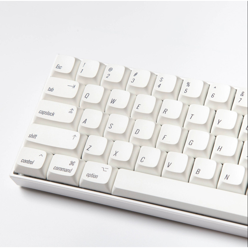 keycap ใส sa keycap Apple Style KeyCap Mac Minimalist สีขาว XDA Minimalist 61 64 68 84 87 98 104 สํา