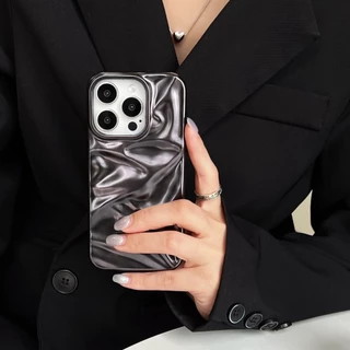ริ้วรอยด้านสี่สีเหมาะสําหรับเคสโทรศัพท์ IPhone 17 ProMax 17 Air 16 Pro, Apple 15 Premium Soft Case 14/13/12/11