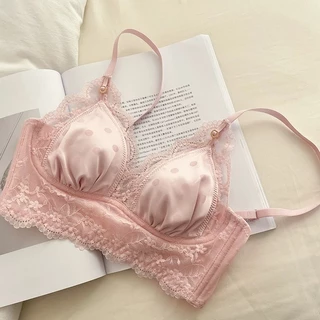 🎀bearbra🎀เซ็กซี่ บราลูกไม้ บราไร้ขอบ กระชับ อกชิดสวย ชุดชั้นในน่ารัก
